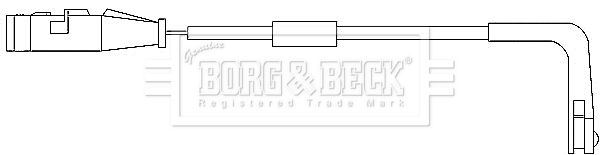BORG & BECK Indikators, Bremžu uzliku nodilums BWL3007